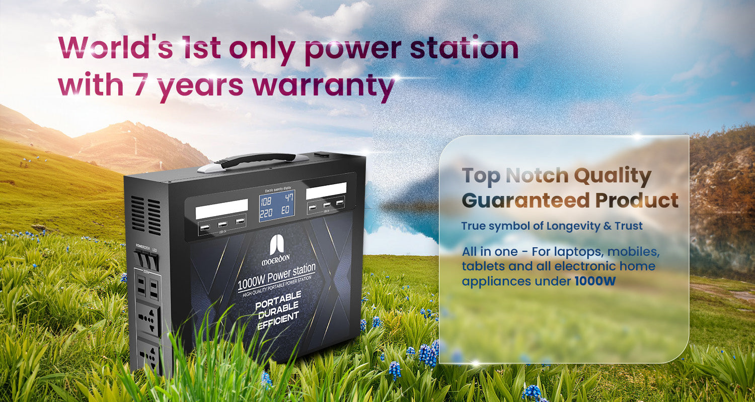 Why a Portable Power Station 1000W is the Best Backup for Home & Outdoor Use