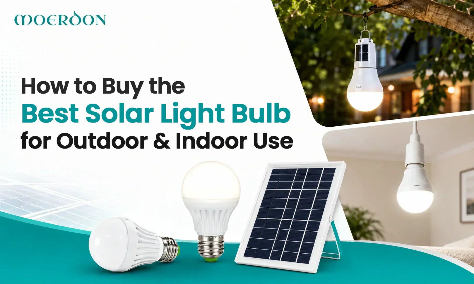 Solar Light Bulb Buying Guide 2026 Outdoor, Indoor & With Panel