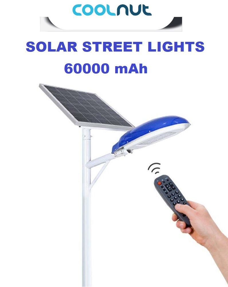 Coolnut Solar Stree light 10 Hrs Backup 20W Power 60000 mAh Capacity