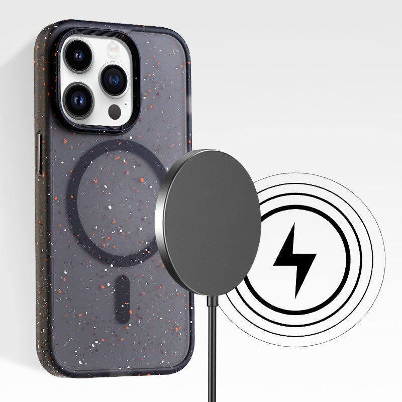 Splash-ink Design Magnetic Phone Protective Cover iPhone