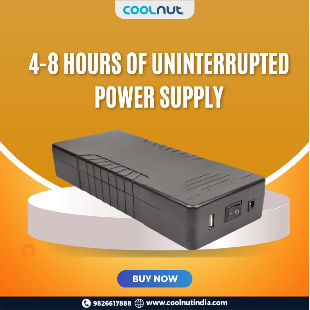 UPS for CPAP BiPAP 24V- 4AMP 25000 mAh Battery