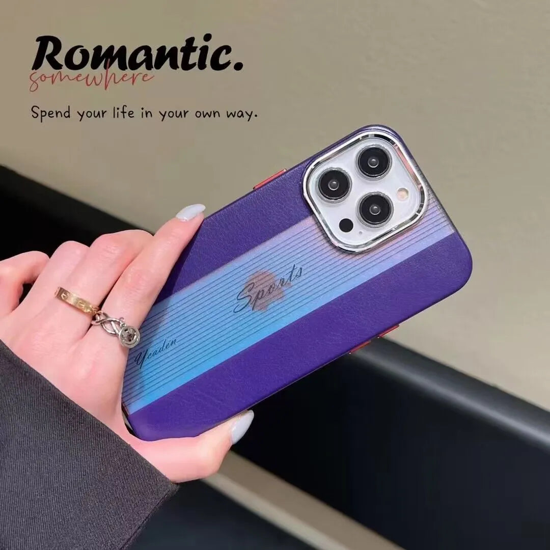 Laser with metal lens hard cover Iphone