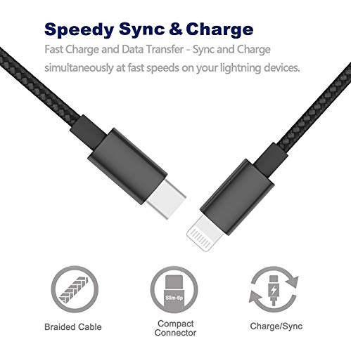 USB C to Lightning Cable Made for iPhone mobiles
