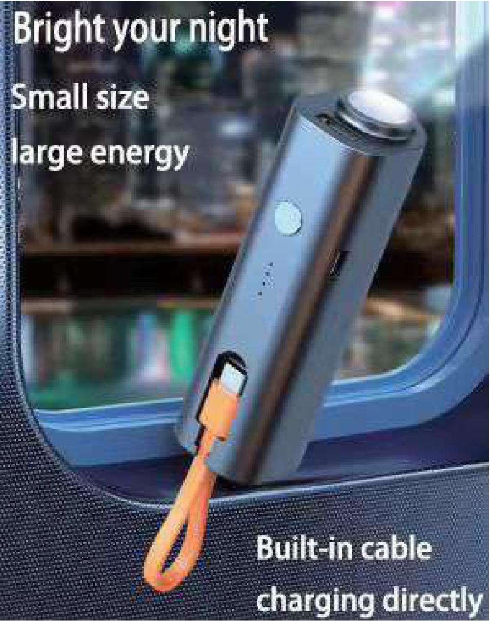 Moerdon 5000 mAh mobile power bank with solar panel