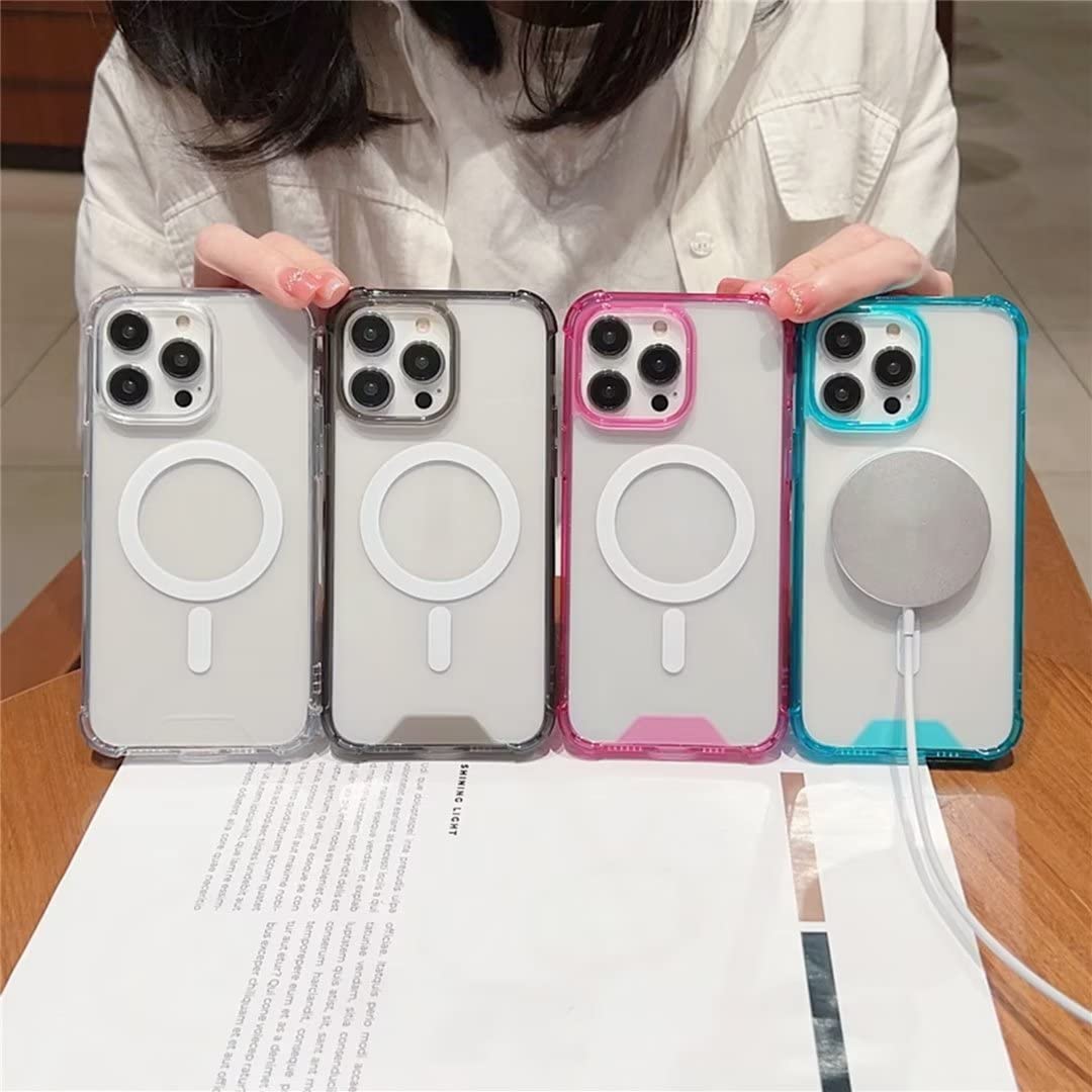 iPhone Case Magnetic Crystal Clear for Women Girls Boys Case