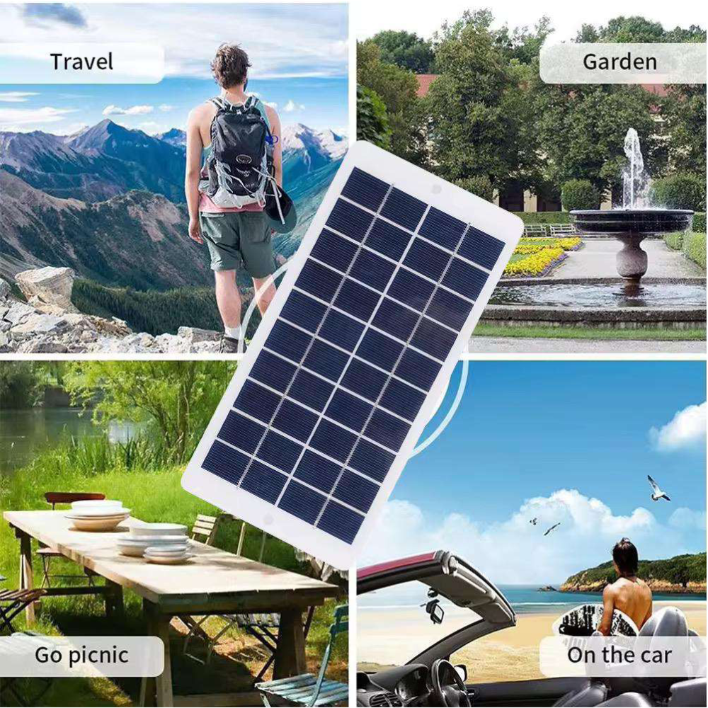 Moerdon 10000 mAh Mobile powerbank with 10W Solar Panel