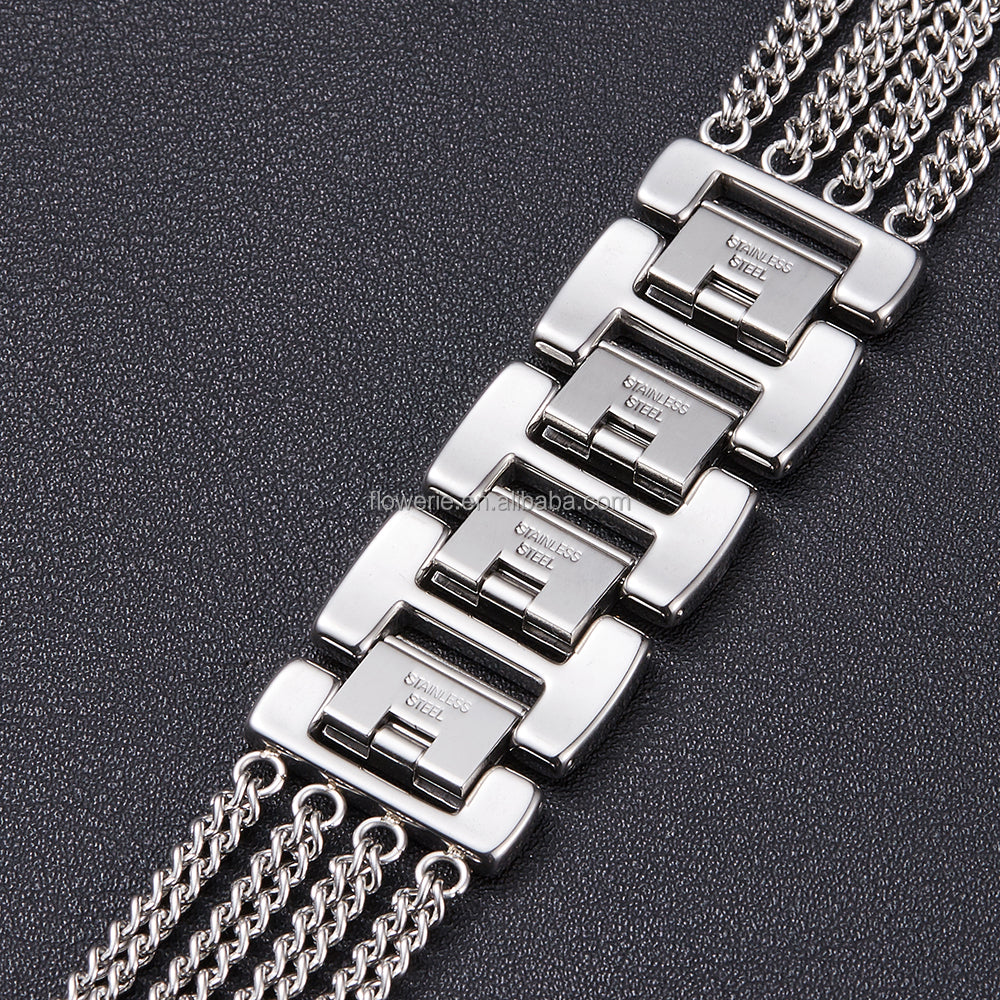 Zinc alloy strap watch band