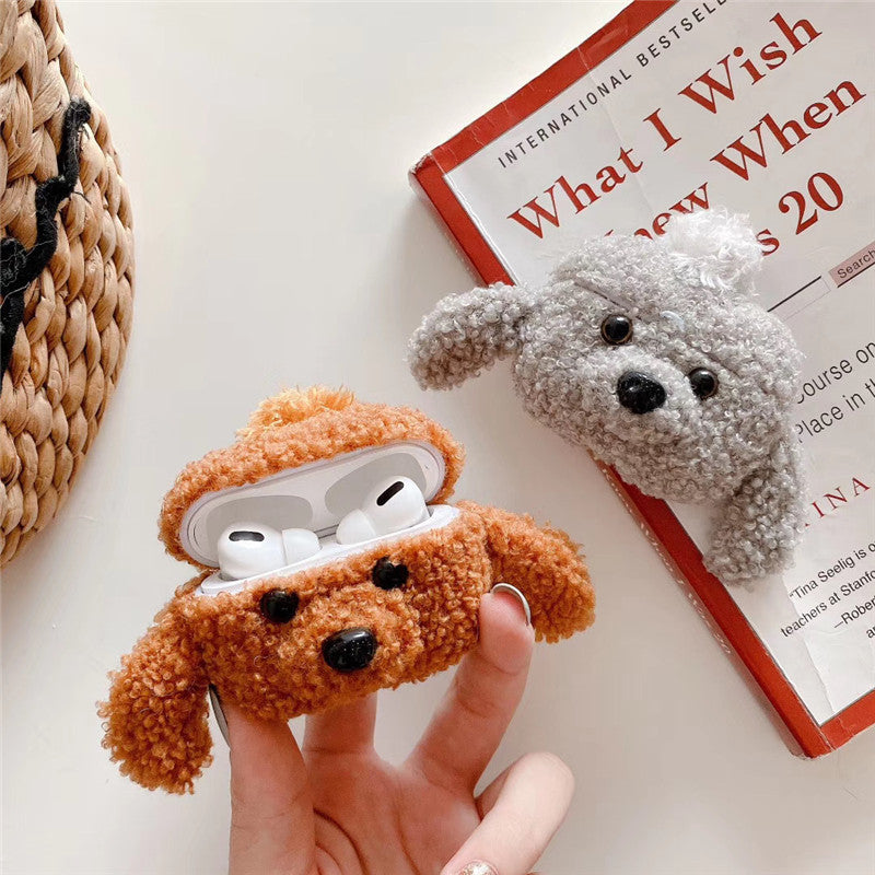 3D Cute Cartoon Teddy Dog Airpods