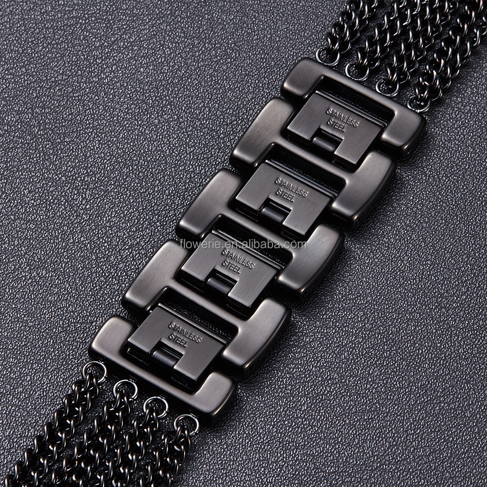 Zinc alloy chain luxury strap watch band