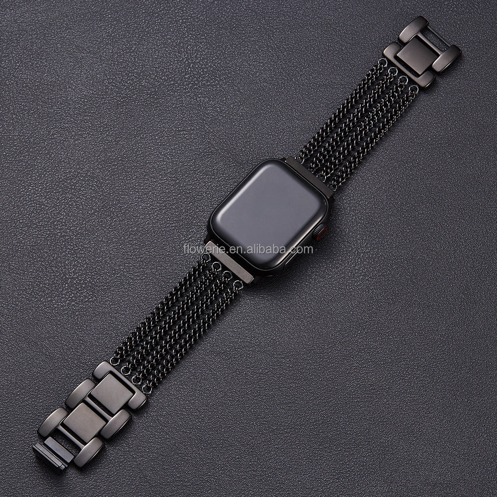 Zinc alloy chain luxury strap watch band