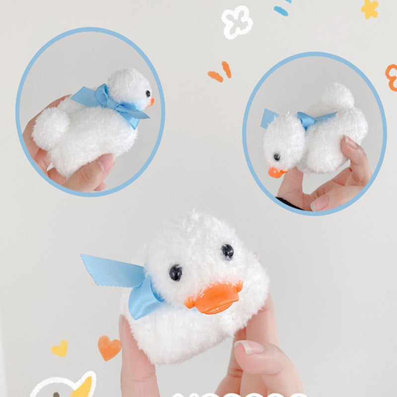 Duck Stuffed Earphone Case