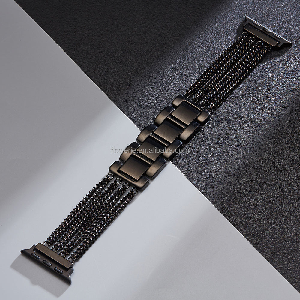 Zinc alloy chain luxury strap watch band