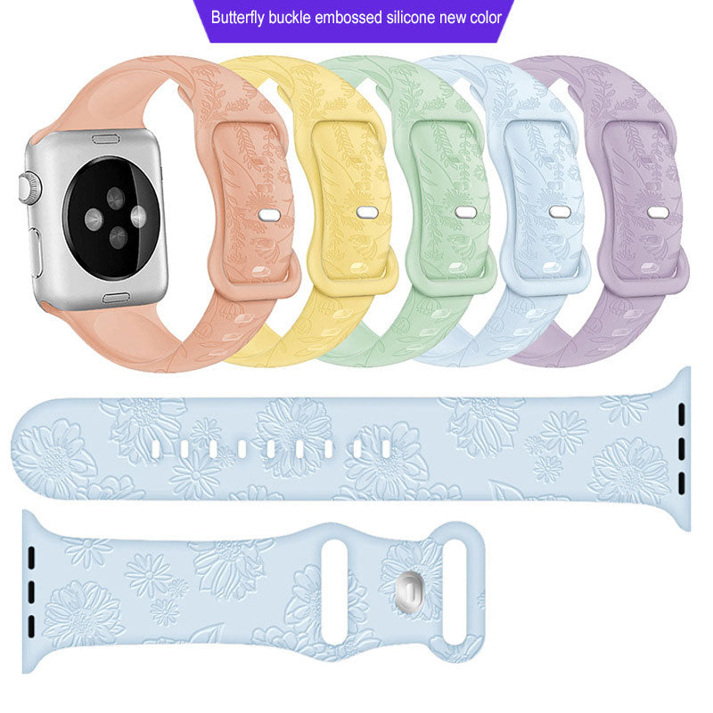 Floral Engraved Strap 41mm