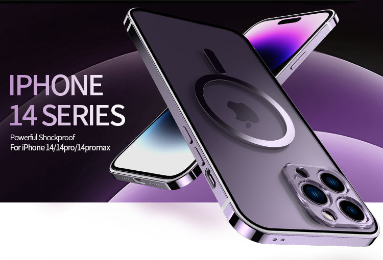 Iphone 14 Series Transparent Magnetic Shell