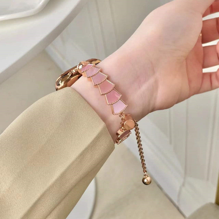 Flash Gradient Shell Metal Watch Strap For Apple Watch Band Bracelet Wristband 41MM