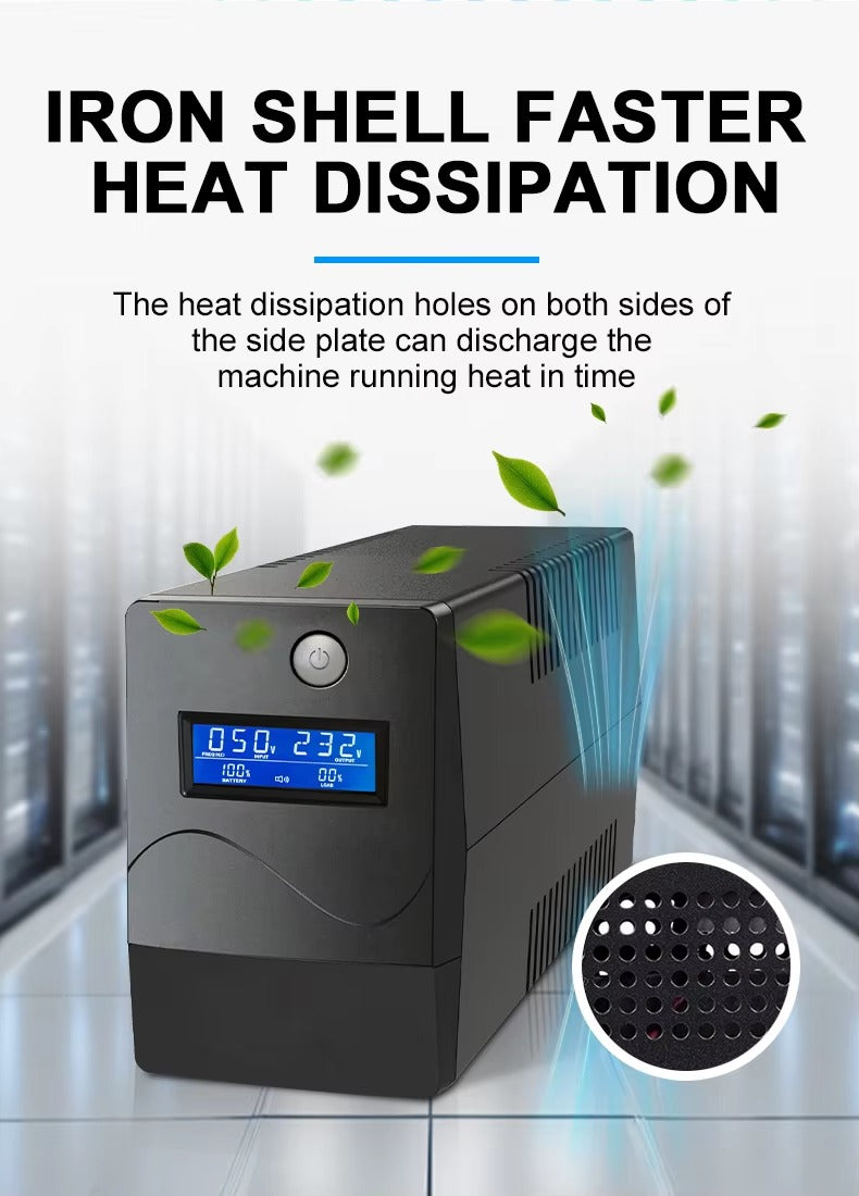 Coolnut 45VA/240W Offline UPS Intelligent voltage stabilization