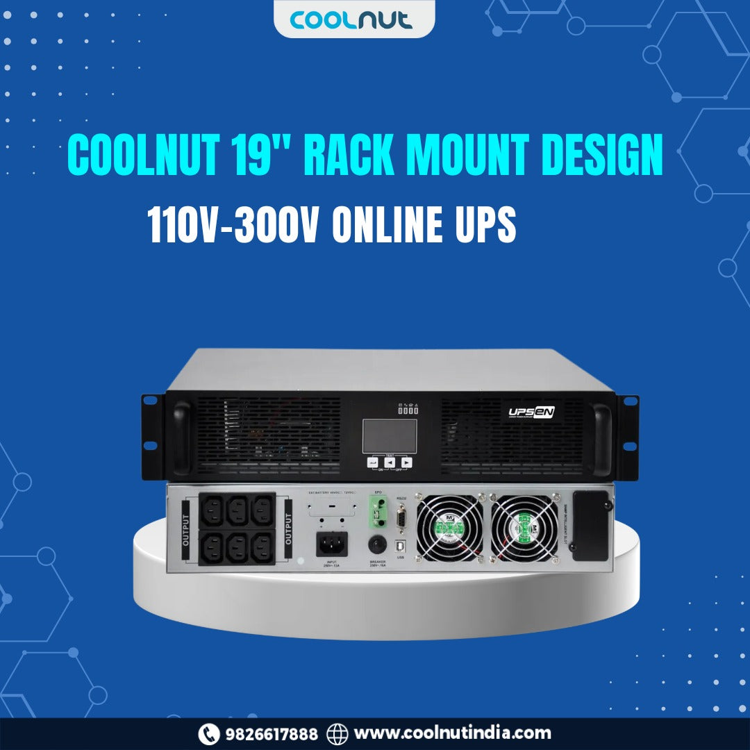 Coolnut 19" Rack Mount Design 110V-300V Online UPS