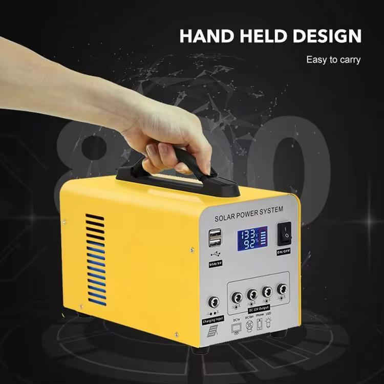 Coolnut 12V-6Ah Solar Home Lightning Systems 24000 mAh Capacity