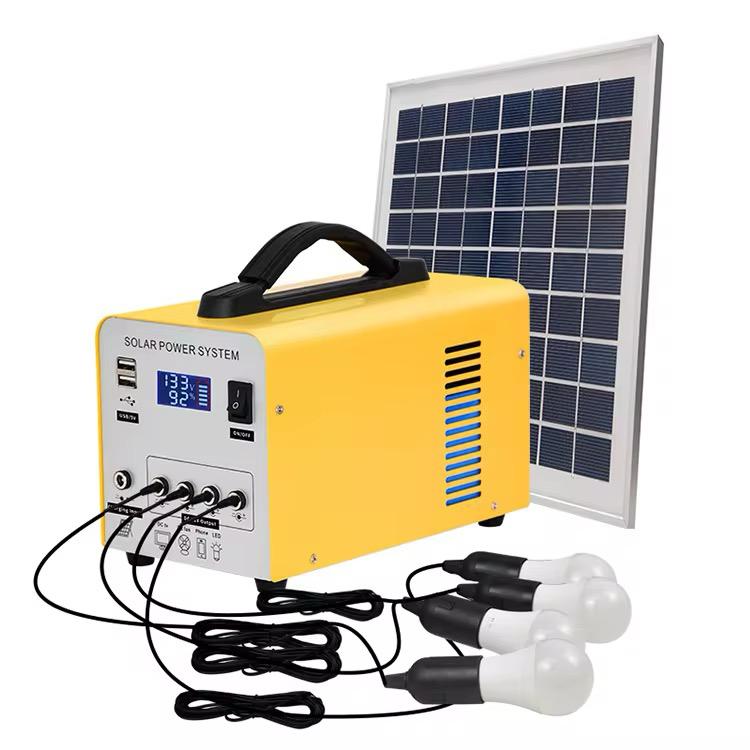 Coolnut 12V-6Ah Solar Home Lightning Systems 24000 mAh Capacity