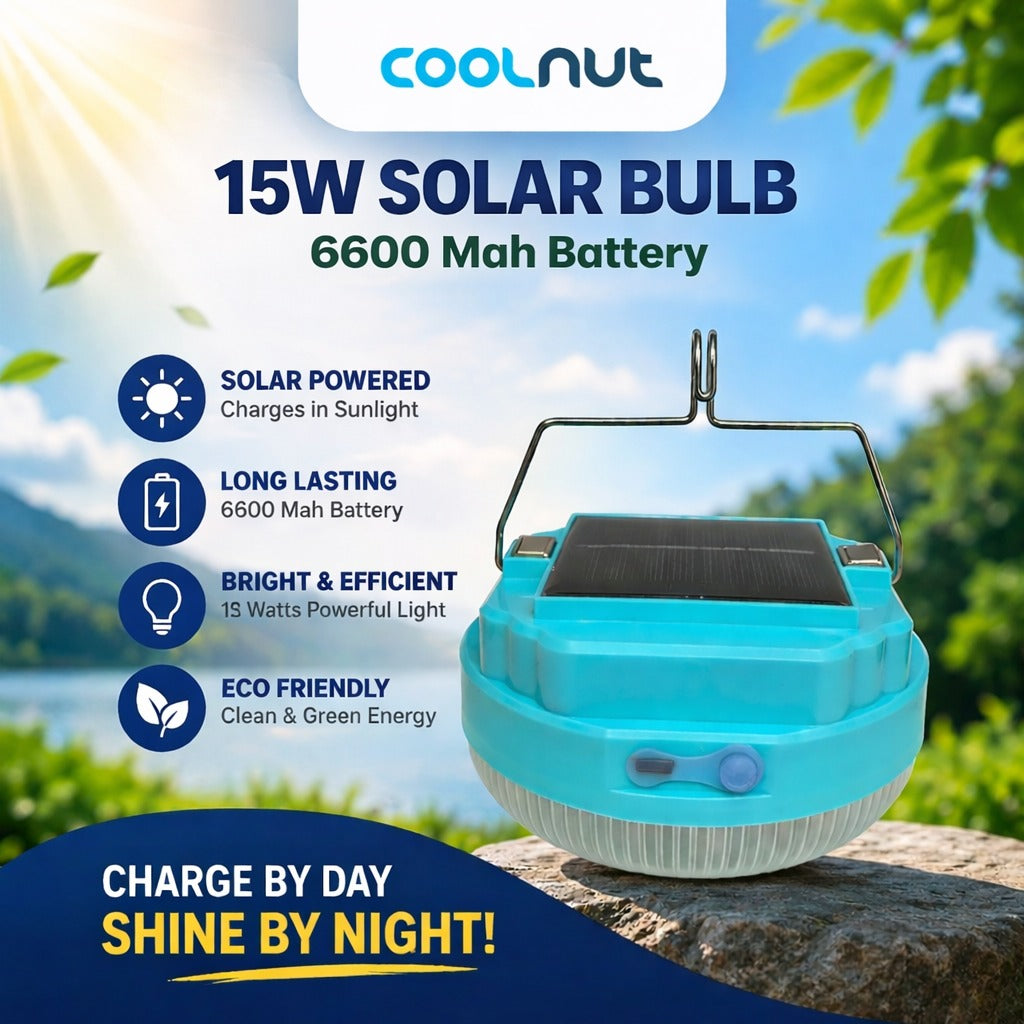 Coolnut 15W Solar Bulb 6600 mAh