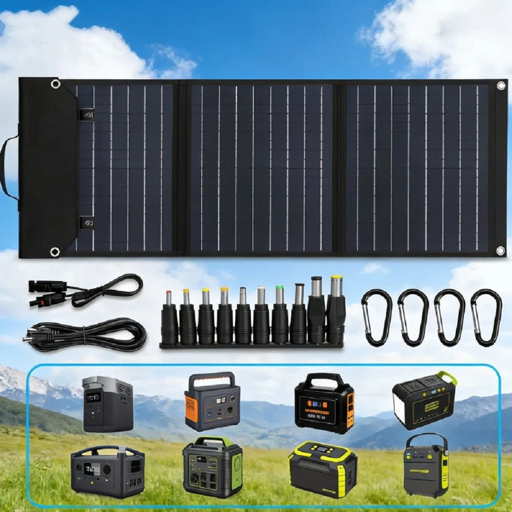 Coolnut Portable Foldable Solar Panel 50W