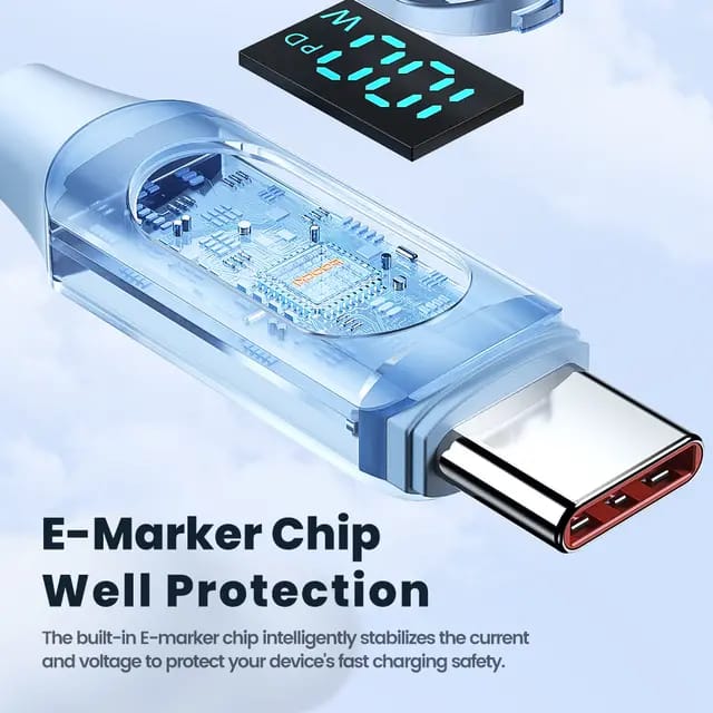 Type-C to C 100W Fast Charging