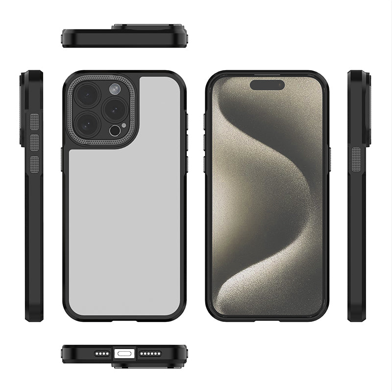 Metal Camera Protection Frame iPhone Case