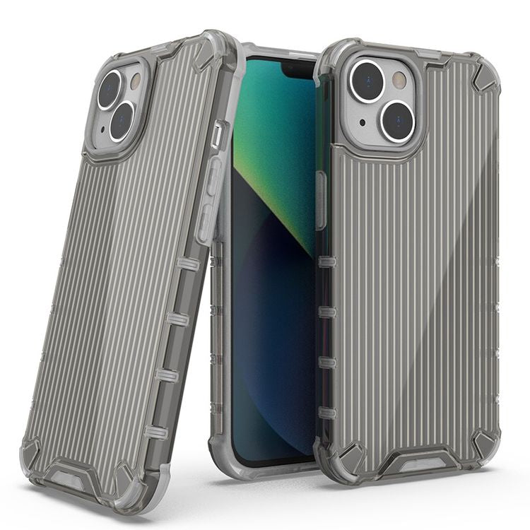 Striped Hard Shell | Anti-Fall Shell Translucent Protective Cover