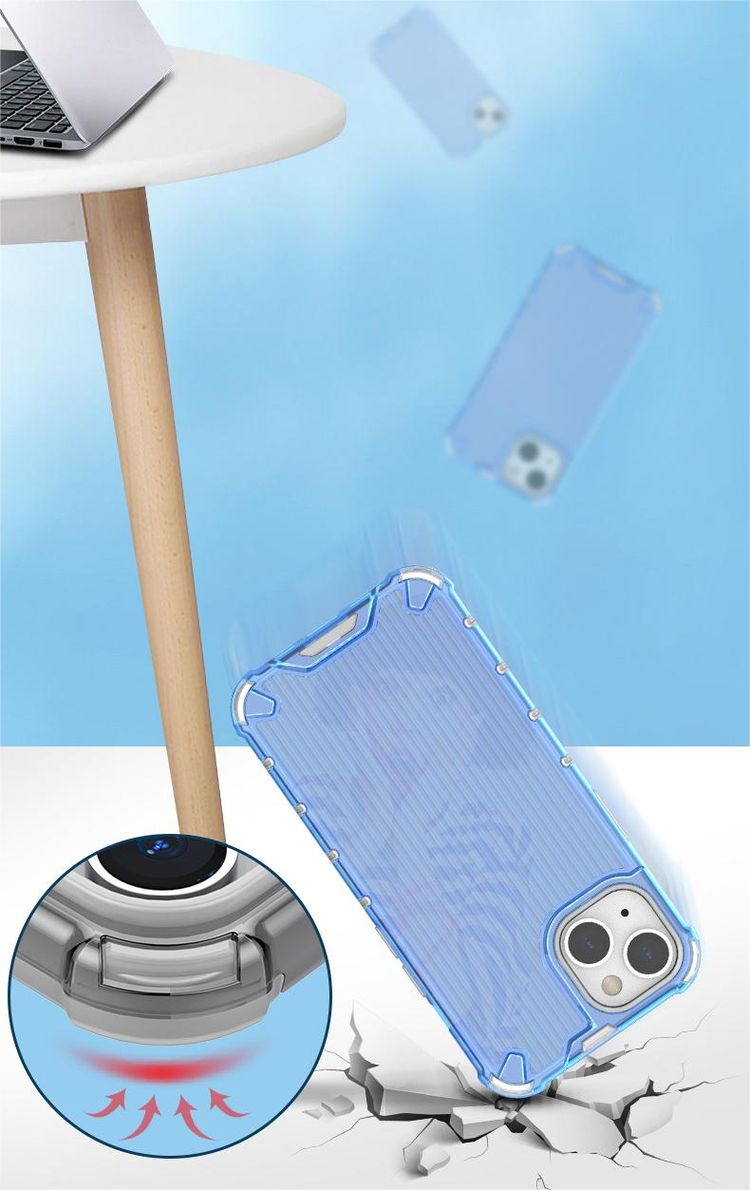 Striped Hard Shell | Anti-Fall Shell Translucent Protective Cover