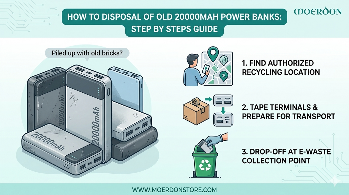 How to Disposal of Old 20000mah Power Banks: Step by steps Guide