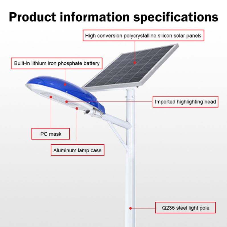 Coolnut Solar Stree light 20 Hrs Backup 20W Power 120000 mAh Capacity