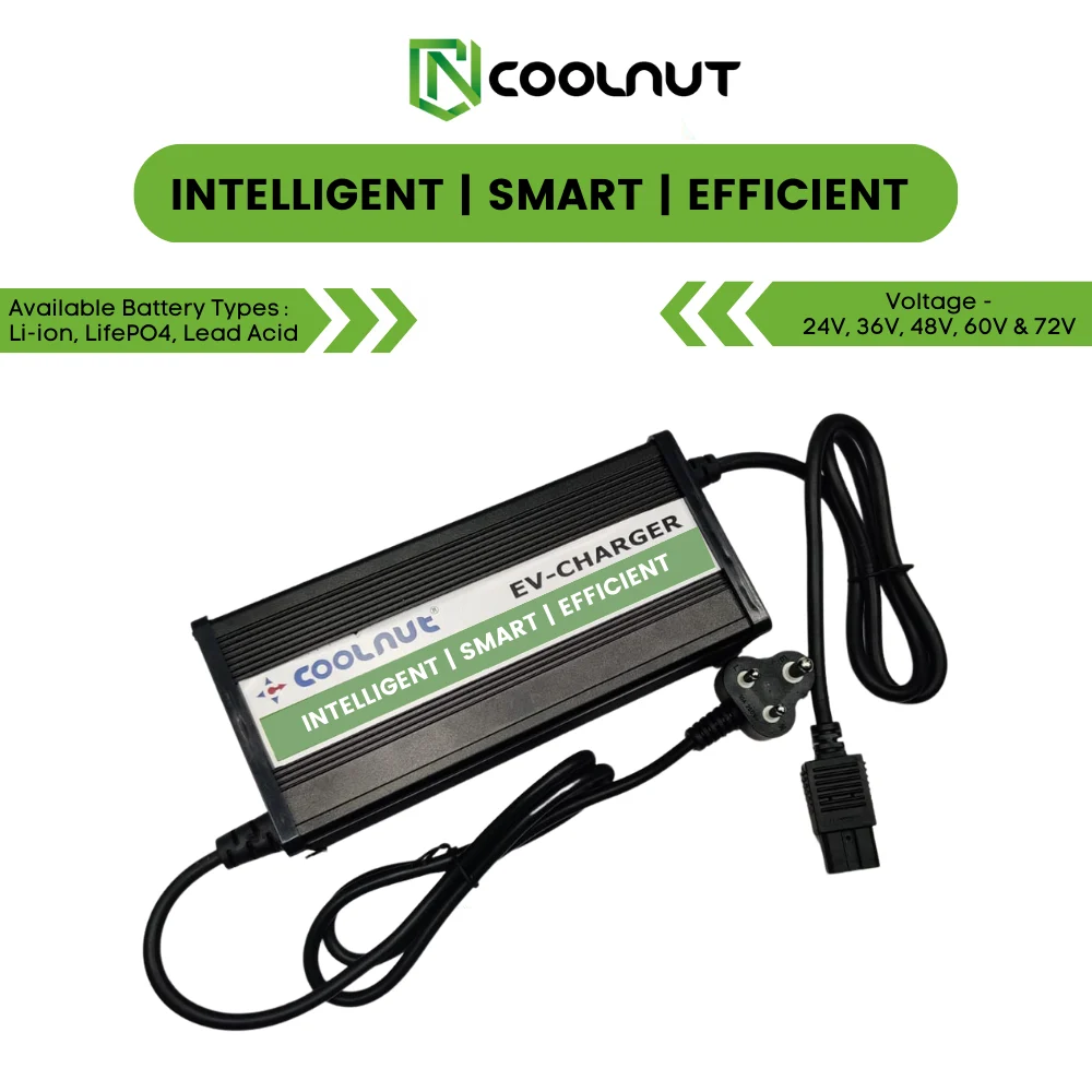 48v - 10Amp Lithium  Battery Charger For Electric Two Wheeler