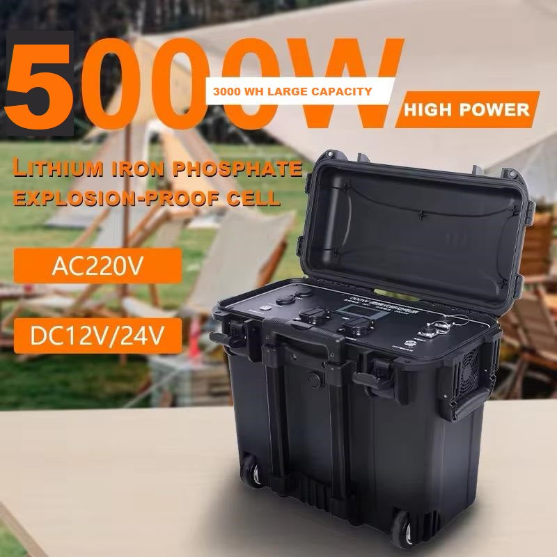 Coolnut 5000W Portable Power Station 3000Wh