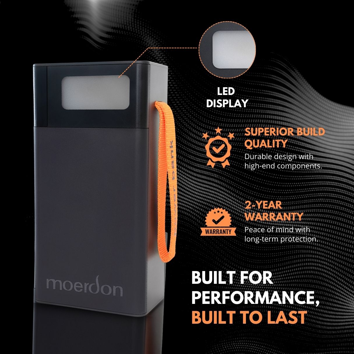 Moerdon 50000 mAh, 100 watt Laptop Power Bank For All Laptops, Mobiles, Tablets & Other Small Gadgets