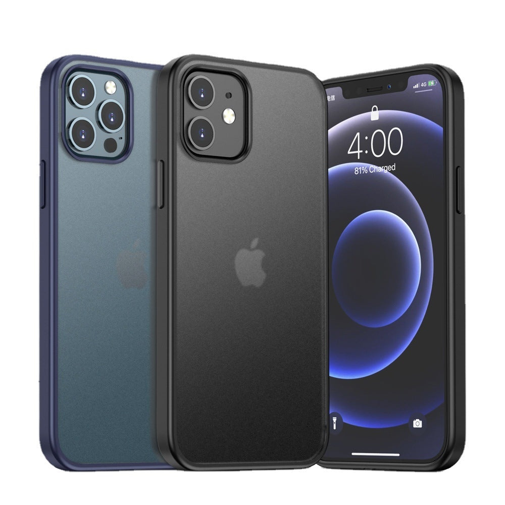 Frosted Mobile  Anti-fall Protection Simple Style IPhone