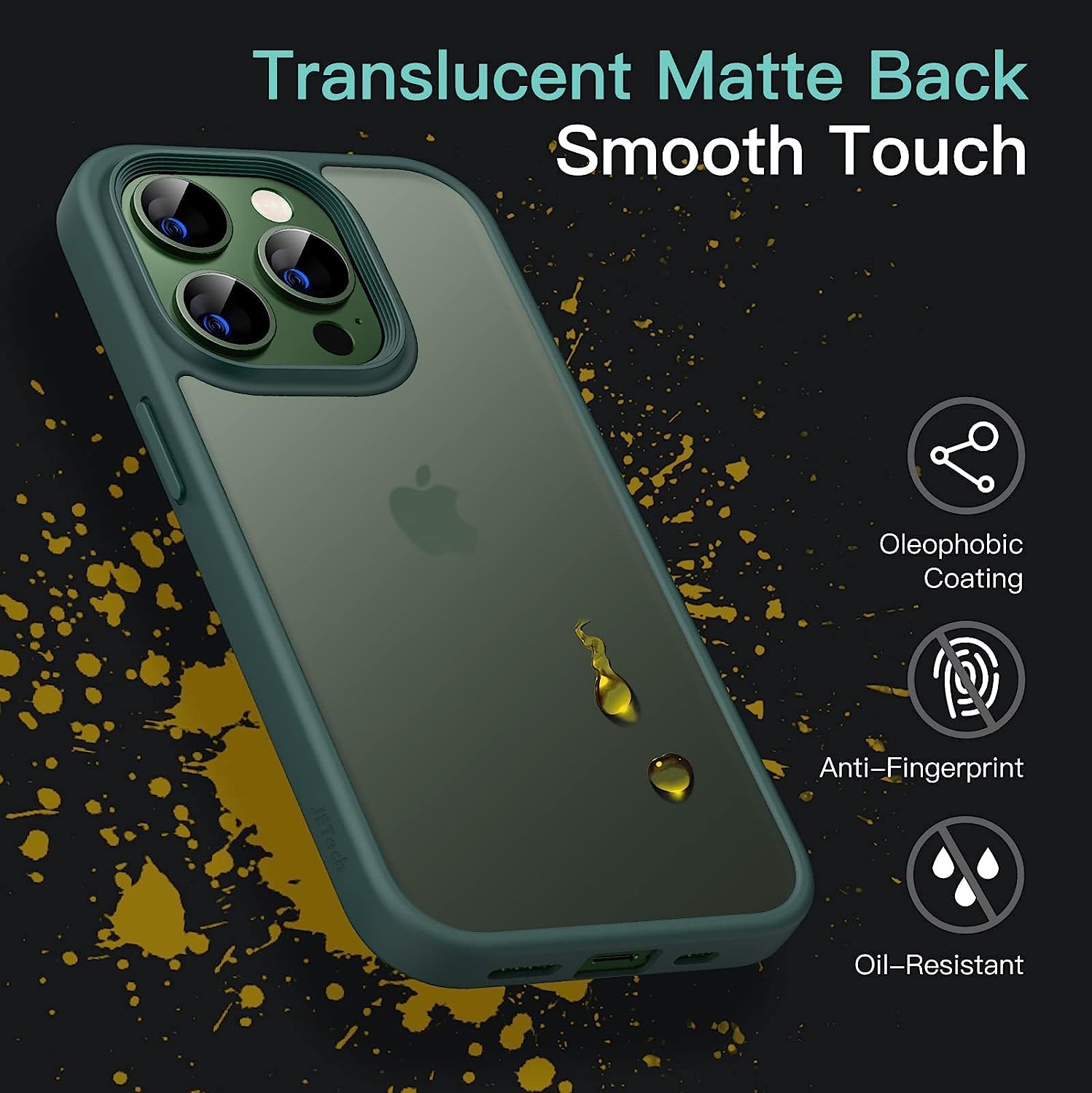 translucent touch screen cover