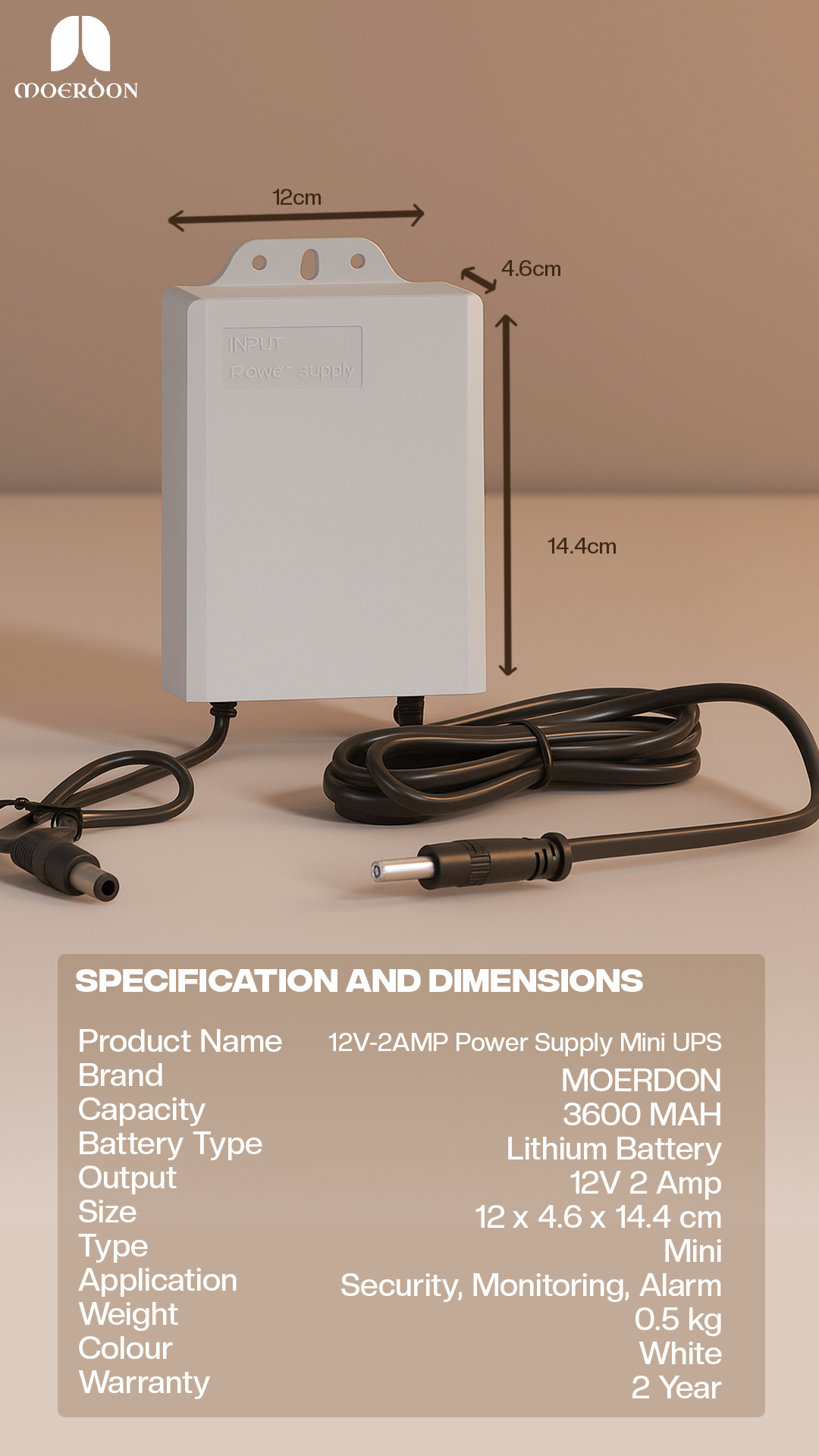 Best Best Online 12V UPS 3000mAh power backup for CCTV cameras