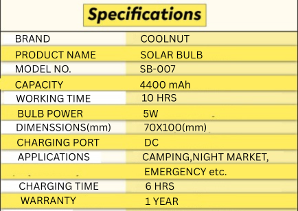 Coolnut 5W Bulb 4400 mAh