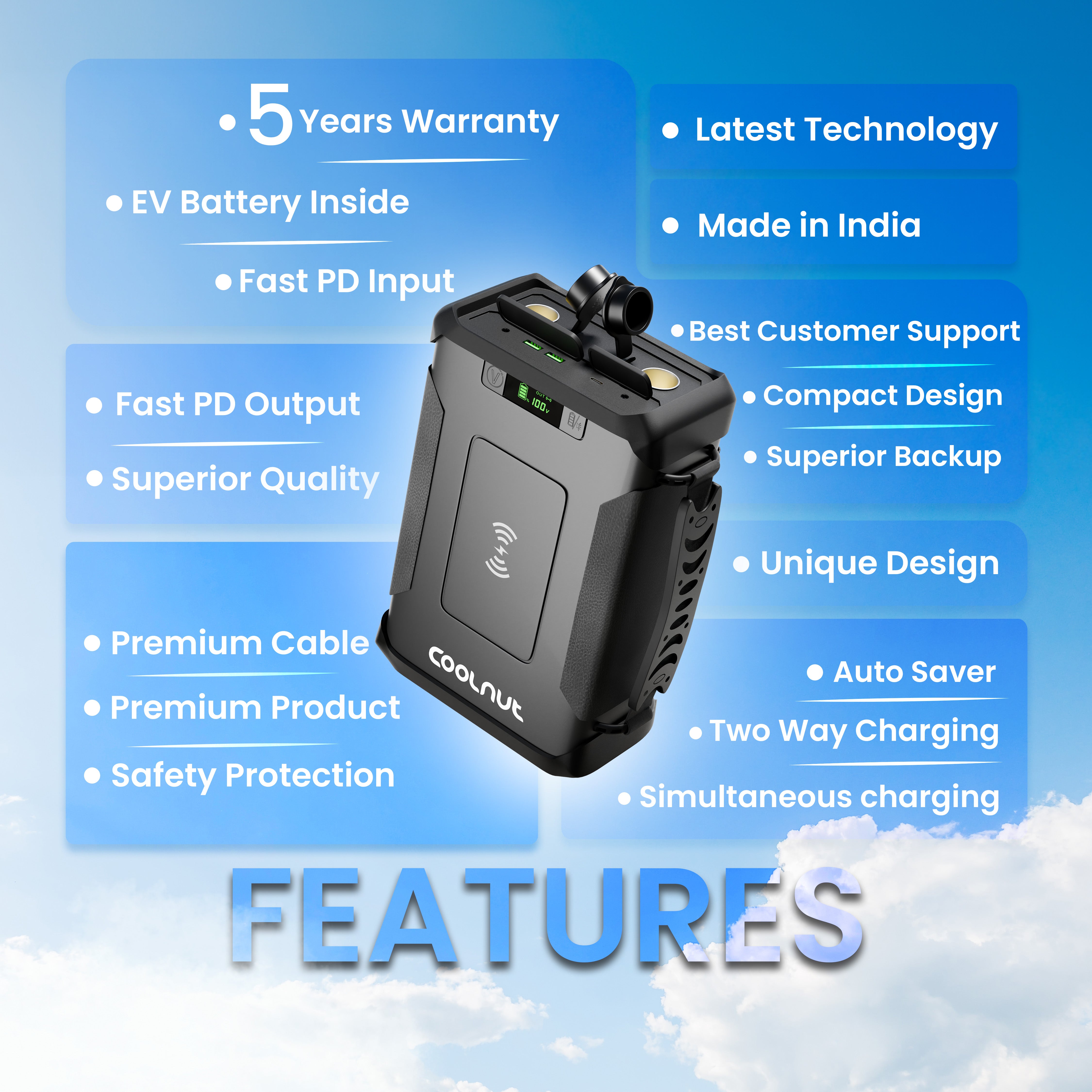 Coolnut power bank