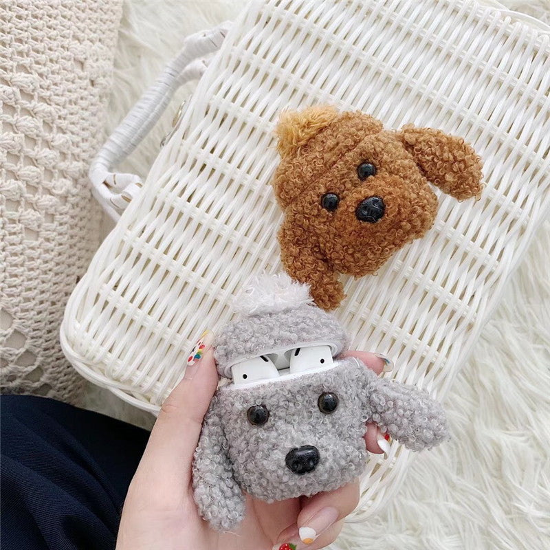 3D Cute Cartoon Black Earphone Cases