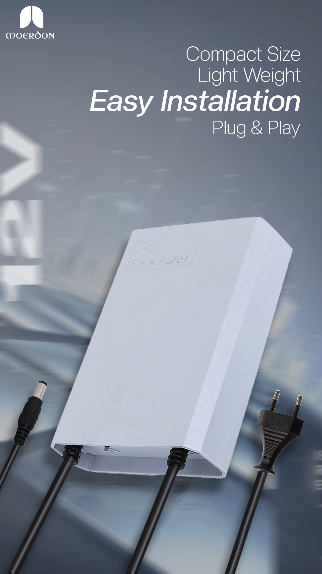 Reliable 12V UPS for all types of CCTV cameras