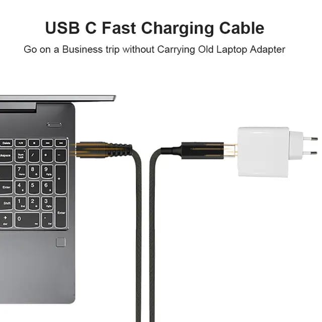 Coolnut 65W Laptop charger with cable