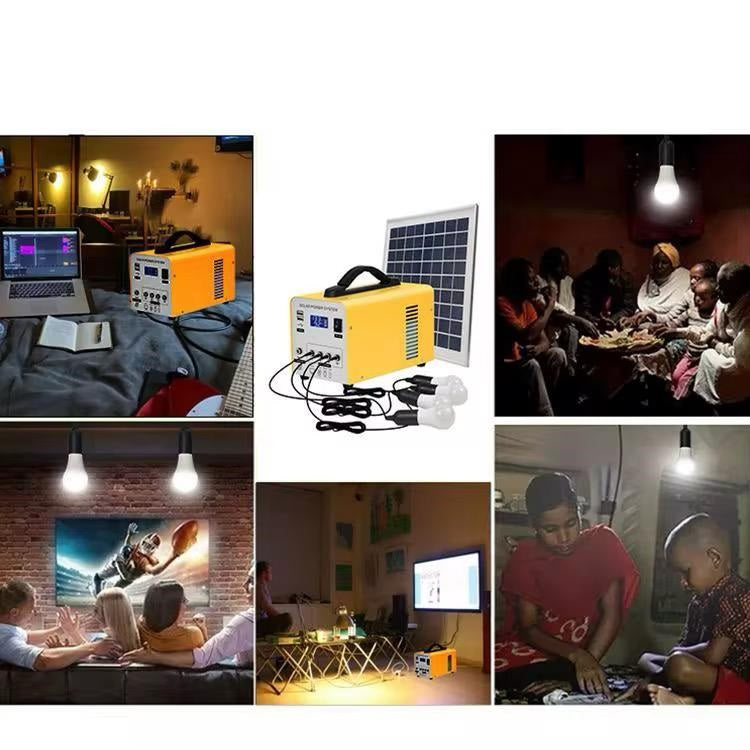 Coolnut 12V-6Ah Solar Home Lightning Systems 24000 mAh Capacity