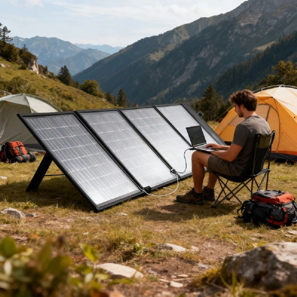 Coolnut Portable Foldable Solar Panel 100W