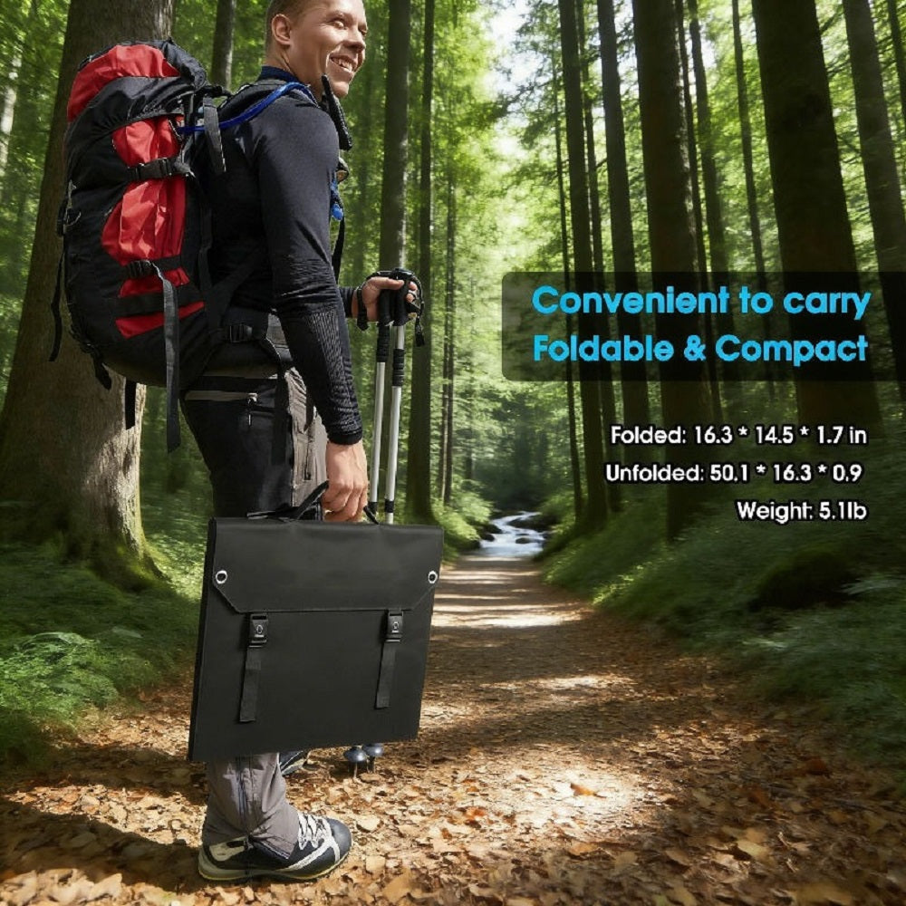 Coolnut Portable Foldable Solar Panel 50W