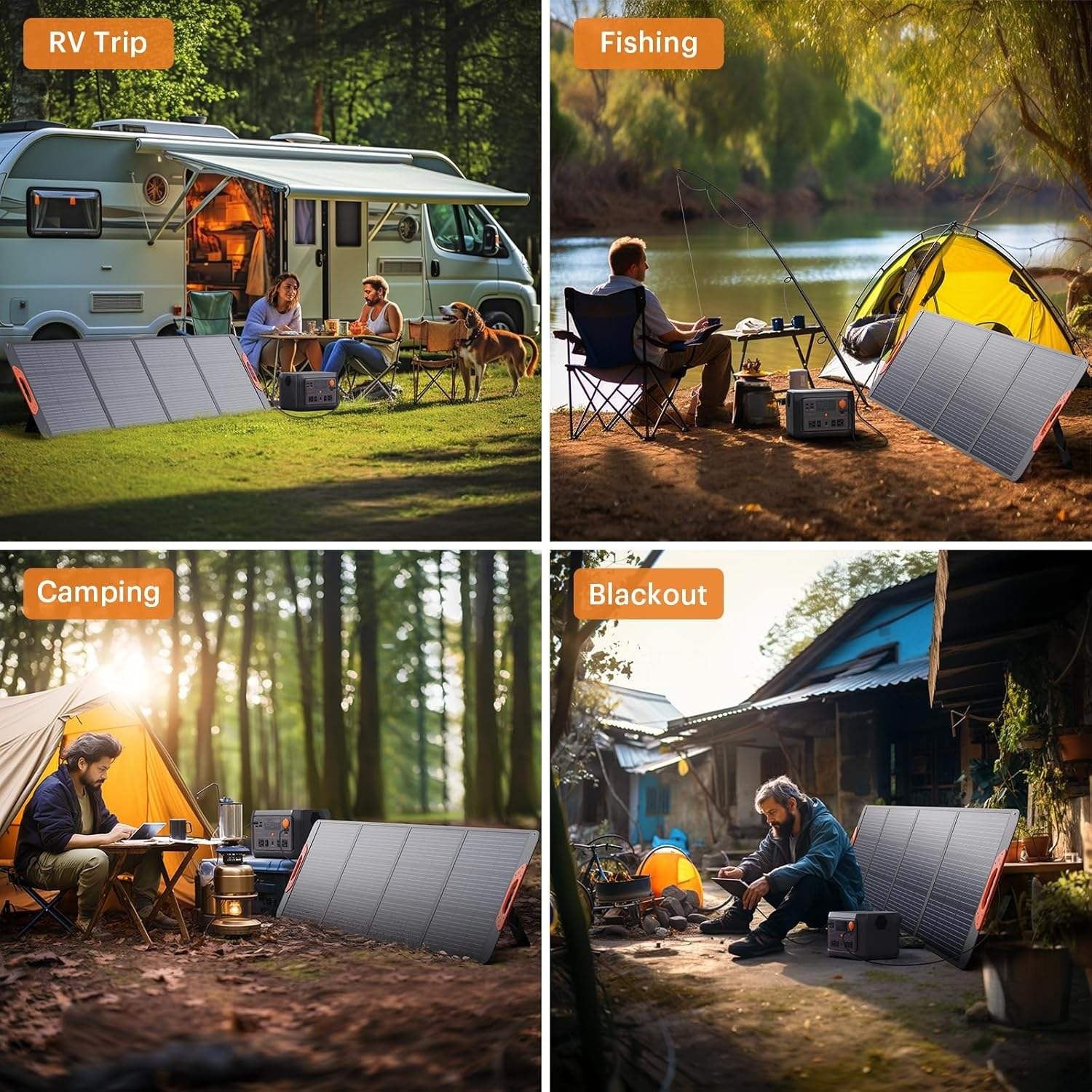 Coolnut Portable Foldable Solar Panel 200W
