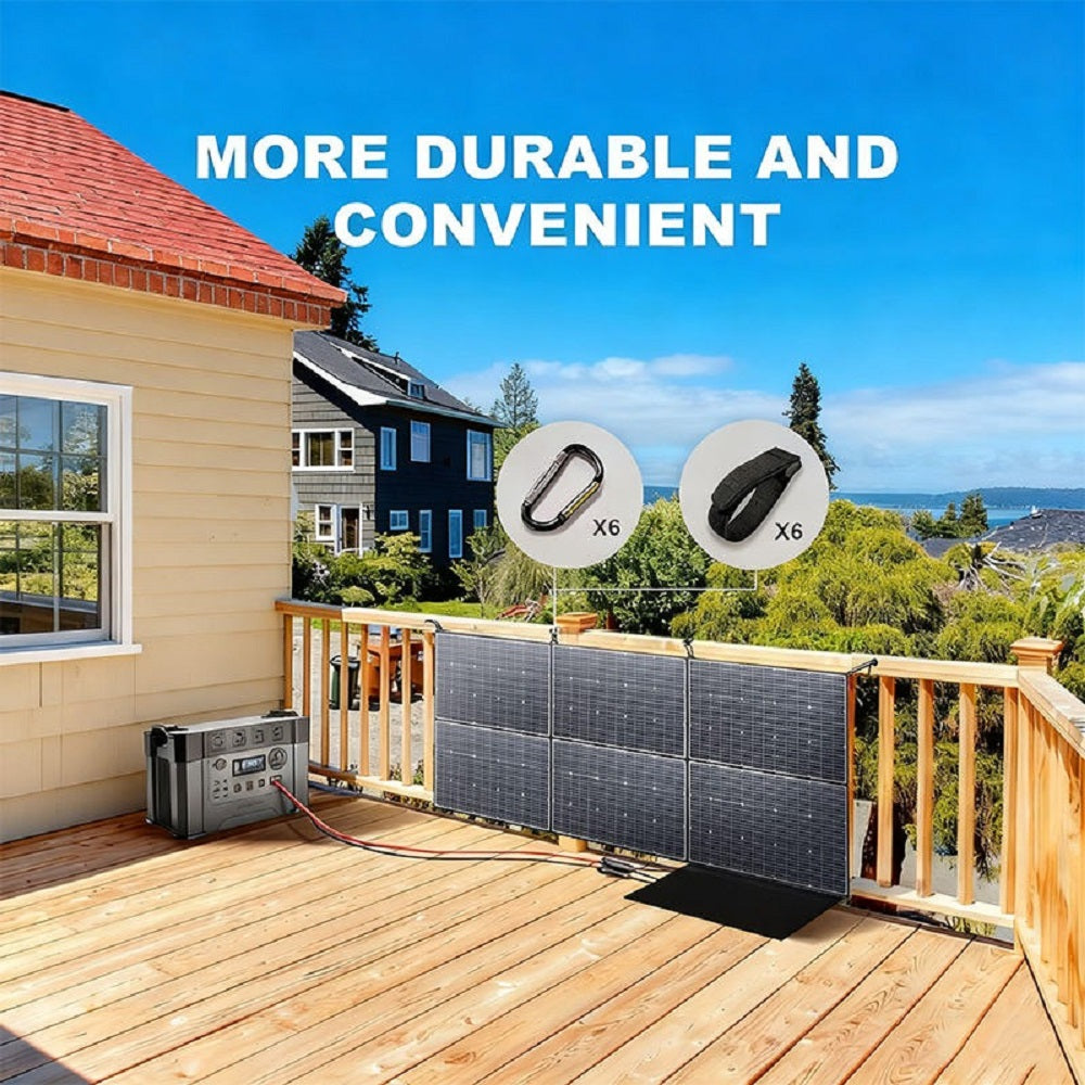 Coolnut Portable Foldable Solar Panel 600W